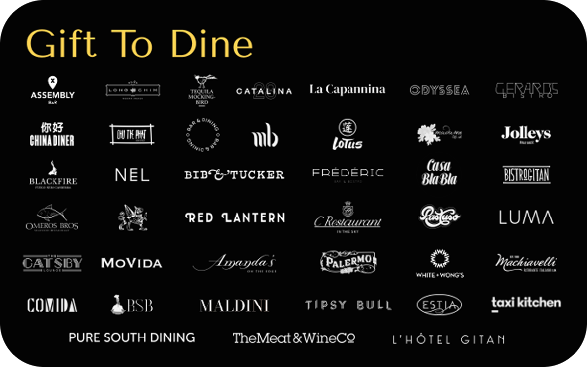 Gift to Dine Australia