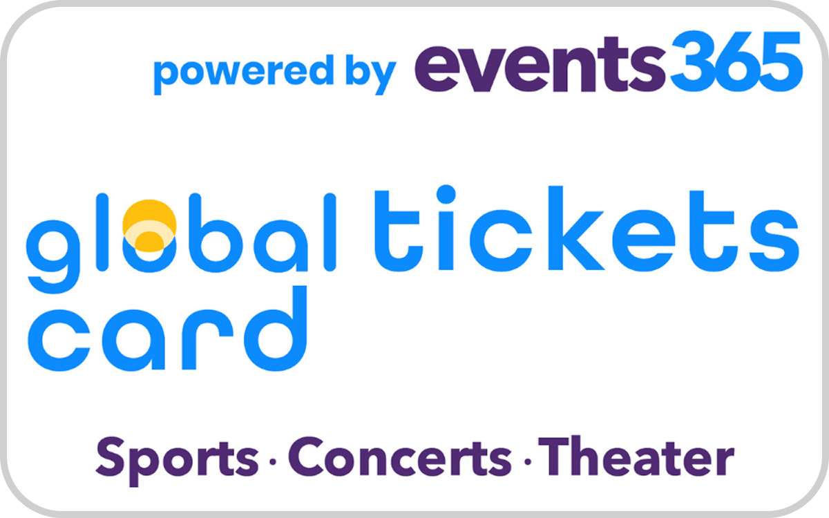 Global Tickets Card powered by Events365